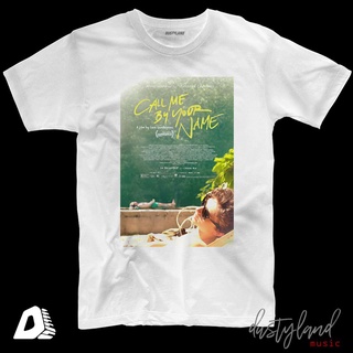 printเสื้อยืดแฟชั่นพิมพ์ลาย☊♚▬Call ME Film T-Shirt BY YOUR NAME - POSTER -S-4XL