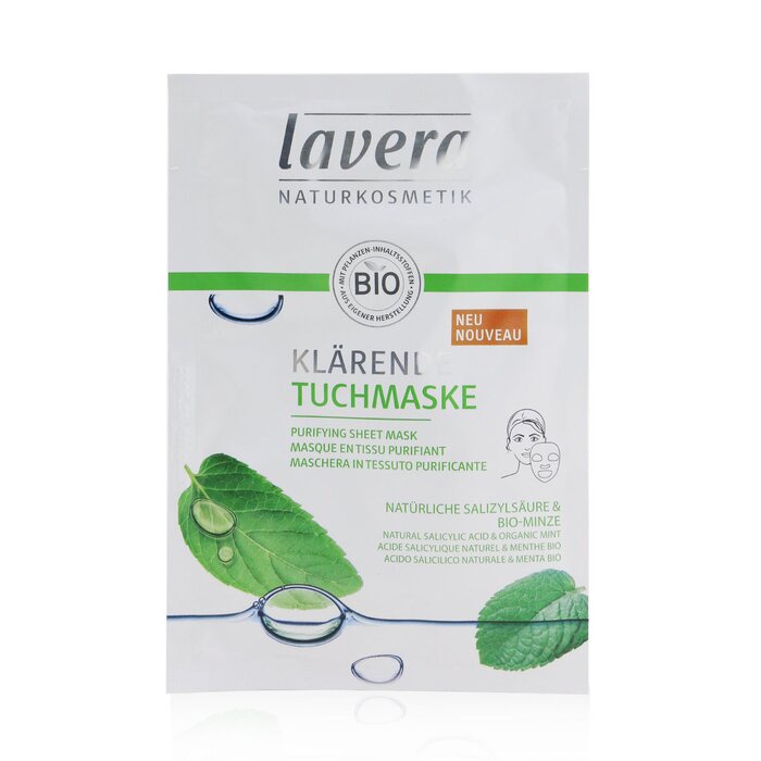 Lavera Pure Beauty Reinigendes Gesichtswasser – Mit Bio-Minze & Natürlicher Salicylsäure, Vegan, 200 Ml