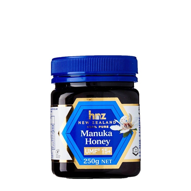 สินค้าใหม่ หมดอายุ 04/2028! พร้อมส่ง น้ำผึ้งมานูก้า HNZ UMF 15+Manuka Honey (250g)