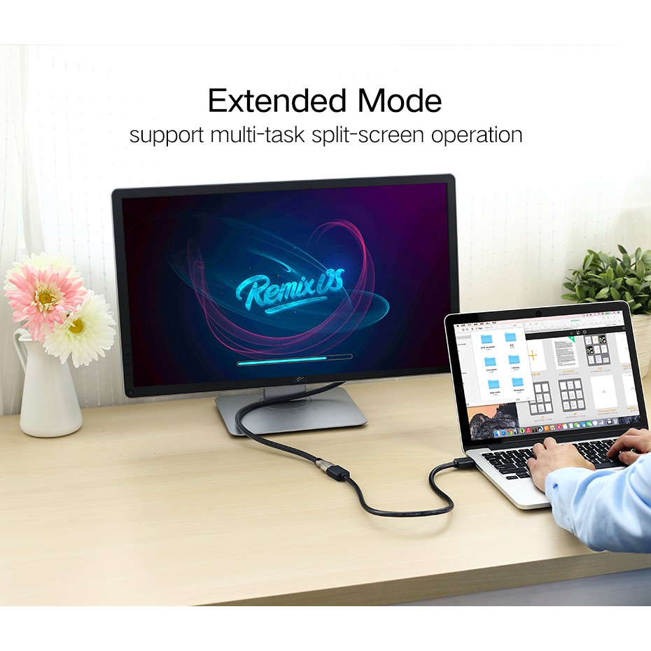 Ugreen (HD107) HDMI extension cable  for Computer/HDTV/Laptop/Projector in audio video Cable(10140,10141,10142)