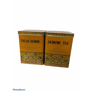 ชามะลิ THE AU JASMIN, Jasmine Tea สินค้านำเข้าจากมาเลเซีย กระป๋องขนาดใหญ่ 454g 1SETCOMBO/จำนวน 2 กระป๋อง/บรรจุ 454g 1LB