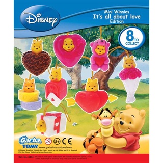 (มือ 2) Gashapon Disney Mini Winnie the Pooh Ifs a Abiut love Edition