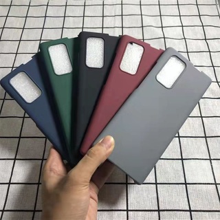 เคสโทรศัพท์มือถือ แบบบางพิเศษ เนื้อแมตต์ สีพื้น สําหรับ LG Wing 5G