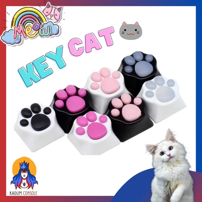 Keycap เท้าแมว สำหรับคีย์บอร์ด - รูปที่ 1