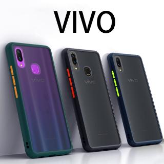 เคส VIVO V9 Y85 Y81i Y50 Y30 s1 pro Y17 Y15 Y12 Y19 V11 V11i กันชนป้องกันกระแทกกันกระแทกกรณีโทรศัพท์มือซิลิโคนแข็ง