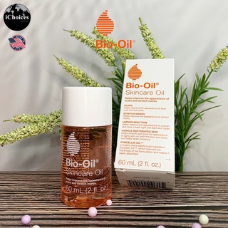 ไบโอออยล์ ออยทาผิว Bio-Oil® Skincare Oil 60 ml ผลิตภัณฑ์บำรุงผิว ลดรอยแตกลาย แห้งกร้าน ไบโอออย ออยบำรุงผิว