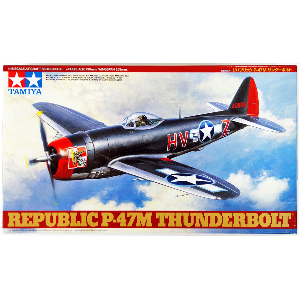 Tamiya 1/48 TA61096 P-47M THUNDERBOLT