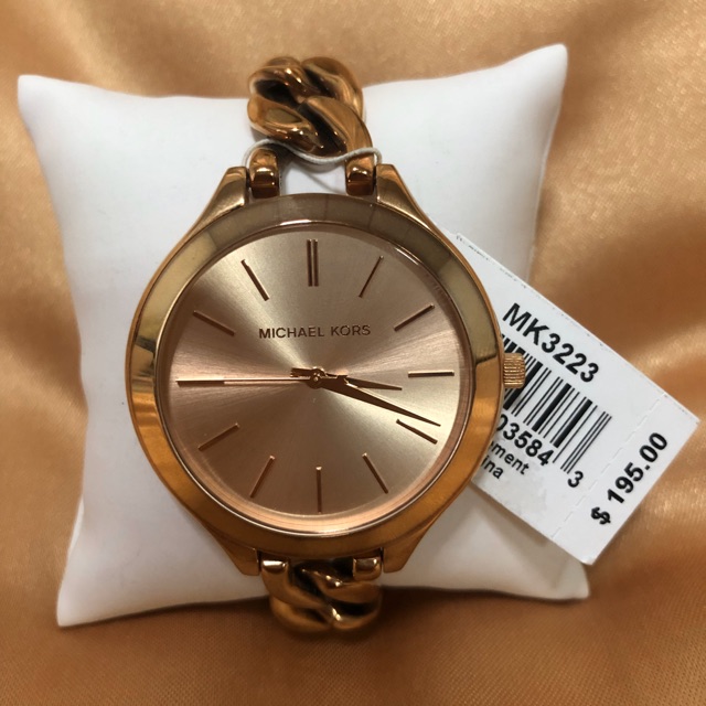 Michael Kors Slim Runway Rose Goldtone Women's Watch