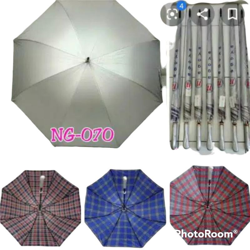 NAGOYA JHONSON JUMBO Silver GOLF Umbrella FREE BUBBLE