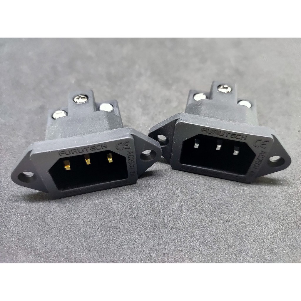 IEC inlet ตัวท็อป Audio Grade ทองแดงแท้ ชุบทอง