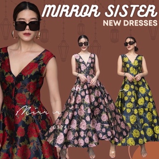 MiRRoRSiSTER’s LaURA JacQUaRD DReSS #20324.2 แมกซี่ลายดอก แมกซี่ไปงาน แมกซี่ยาว เดรสไปงาน เดรสผ้าพรีเมี่ยม เดรสสวย