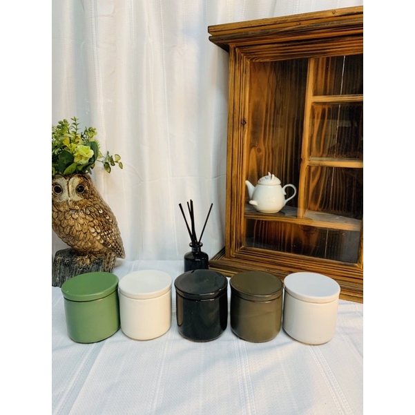 แก้วใส่เทียน ทรงแก้วชา 3 นิ้ว 170 ml พร้อมฝาปิด - รูปที่ 3