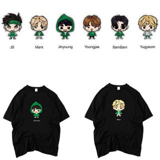 คอลูกเรือเสื้อยืด GOT7 GOTOON DOLL FANMADES-5XL