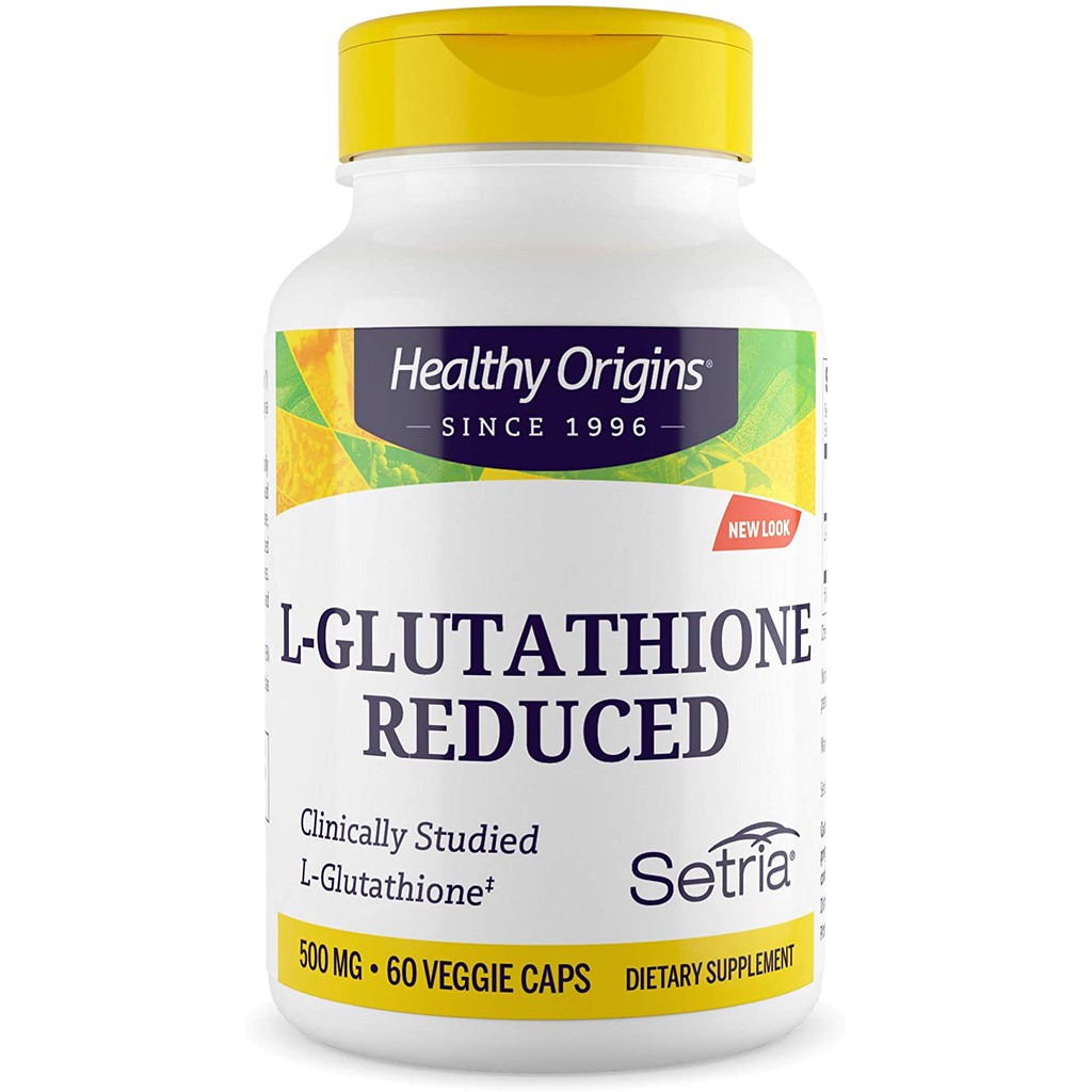 Healthy Origins Setria® L-Glutathione Reduced 500 mg 60 Capsules