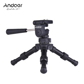 Andoer ขาตั้งกล้องแบบพกพาน้ำหนักเบาสำหรับ Canon Nikon Sony DSLR