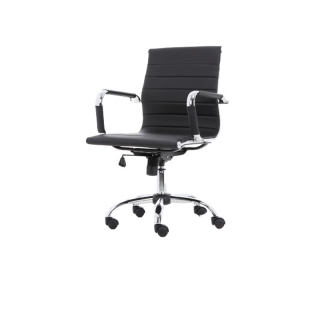 Officeintrend เก้าอี้สำนักงาน เก้าอี้ทำงาน เก้าอี้ล้อเลื่อน ออฟฟิศอินเทรน รุ่น BLB สีดำ
