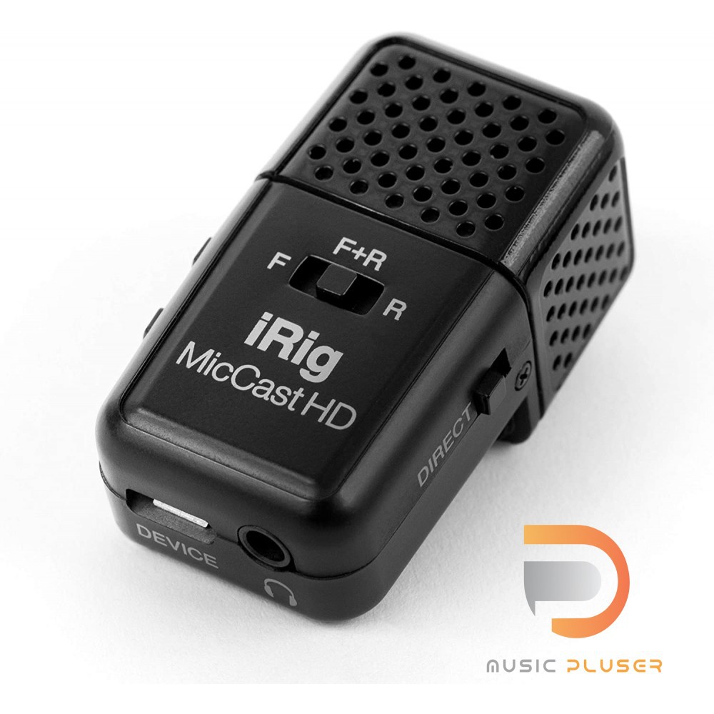 IK Multimedia iRig Mic Cast HDiRig Mic Cast HD การสร้างวิดีโอและเสียงที่น่าสนใจด้วยสมาร์ทโฟนหรือแท็บ