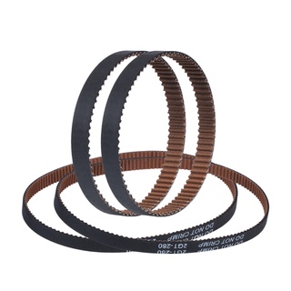 3D เครื่องพิมพ์อะไหล่ GT2 ปิด Loop Timing Belt ยาง 2GT 6 มม. 110 160 200 280 400 610 852 1220 มม. Synchronous เข็มขัด Pa