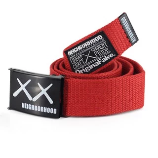 เข็มขัดแฟชั่น neighborhood hiphop ผ้าแคนวาส สวยๆ มี 6สี [พร้อมส่ง] BV84
