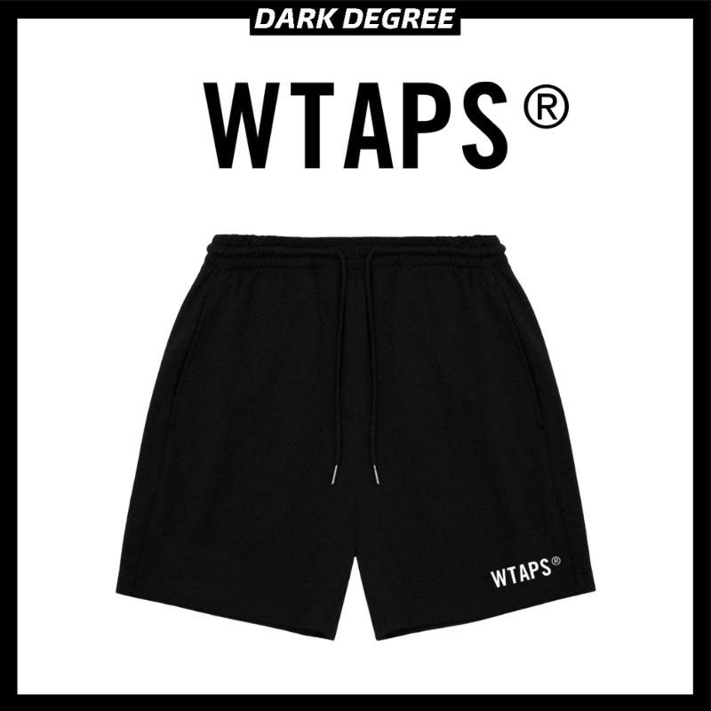 พร้อมส่ง WTAPS Shorts Superior High Quality Black Shorts Wtaps Logo Print Short Pants Sports Seluar 