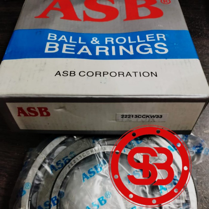 SPHERICAL ROLLER BEARING 22213 CCKW33 ASB GUARANTEEED ORIGINAL (65x120x31)