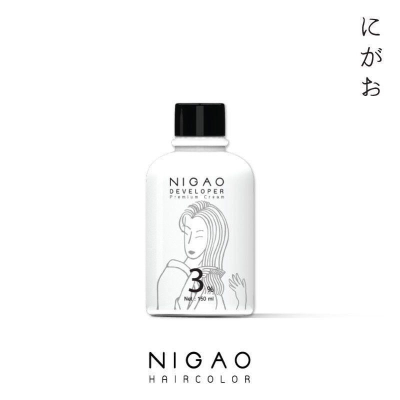 ของแท้💯%Nigao Hydrogen Developer Creamนิกาโอะไฮโดเจน 3/6/9/12% ขนาด150มล