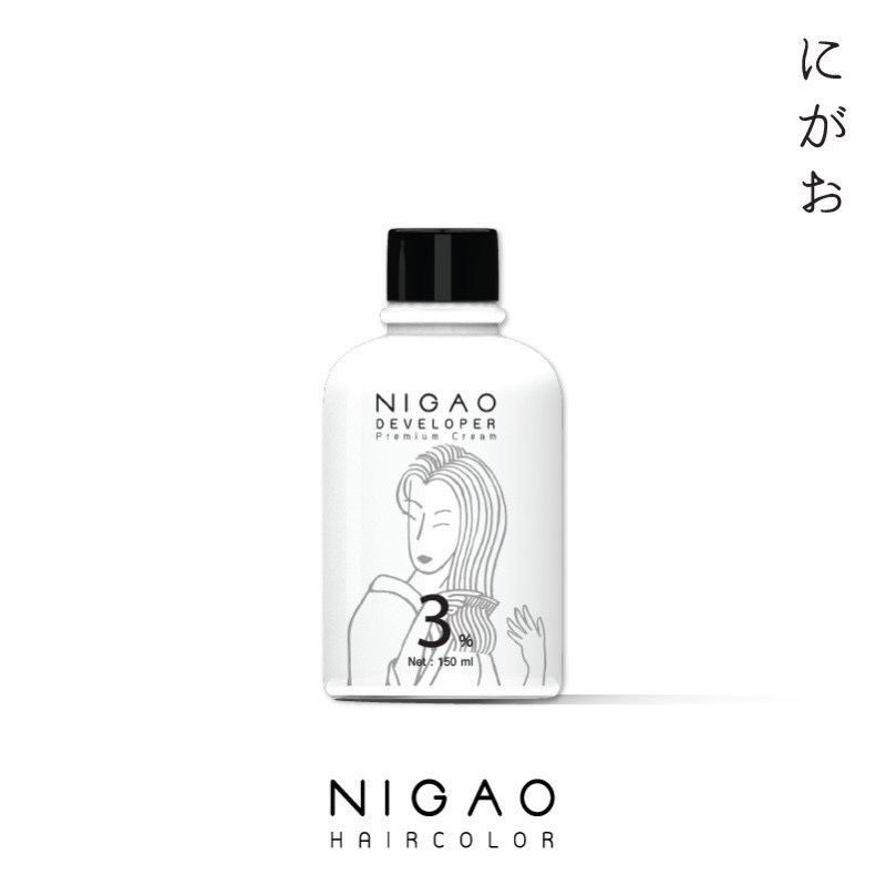 ของแท้ %Nigao Hydrogen Developer Creamนิกาโอะไฮโดเจน 3/6/9/12% ขนาด150มล
