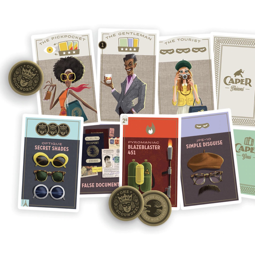 caper caper Europe Board Game บอร์ดเกม payakarun_boardgame