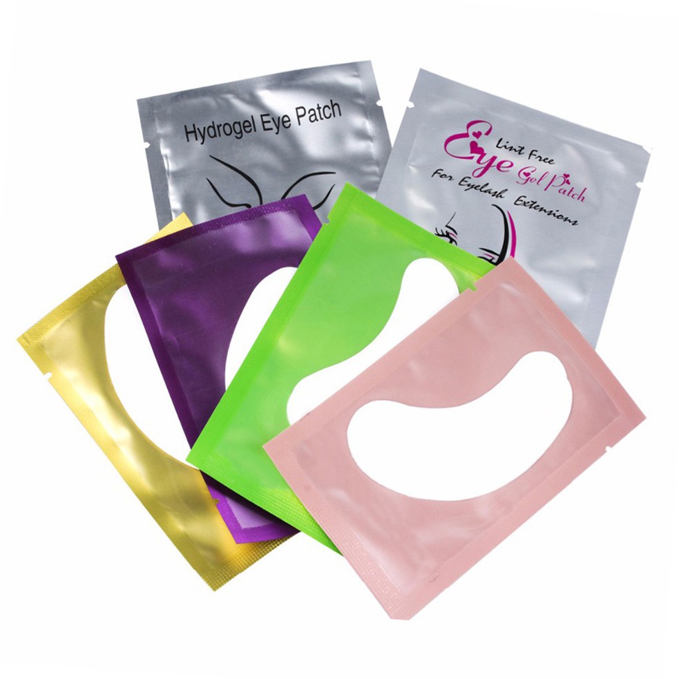 50Pairs Paper Patches For Eyelash Extension Under Eye Pads Eyelashes Isolation Pad Makeup Supplies