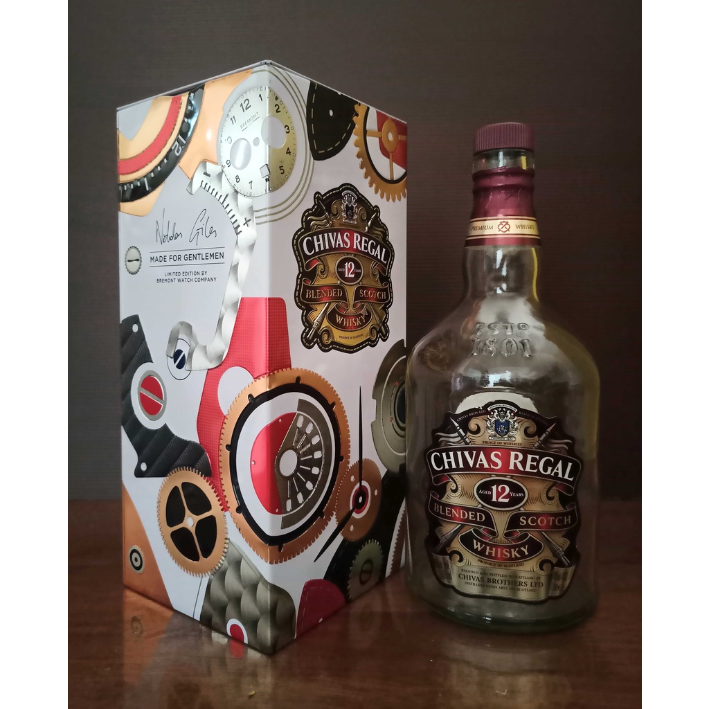 Chivas Regal 12 Limited Edition 1 ลิตร มือสอง ขวดเหล้าหายาก + กล่อง