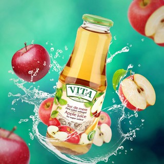 Apple Juice No sugar added น้ำแอปเปิ้ล 1 Lt