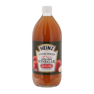 ไฮนซ์น้ำส้มสายชูหมักจากแอปเปิ้ลชนิดไม่ผ่านการกรอง 946มล. Heinz, vinegar fermented from unfiltered apple 946 ml.