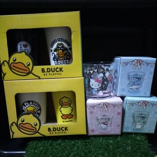 ของสะสม แก้วน้ำดื่ม ขวดน้ำ พรีเมี่ยม premium (Lotus) (seven) ลาย Duck/Sanrio/Doraemon