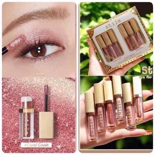 Stila พร้อมส่ง ได้ทั้งเซ็ท Stila eyeshadow #Stila ทาตากลิตเตอร์ สีสวย (6 แท่ง)