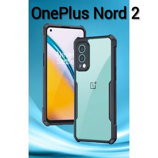 OnePlus Nord CE 2 5G(พร้อมส่งในไทย)เคสกันกระแทกขอบสีหลังใสOnePlus Nord CE 5G/OnePlus Nord 2 (5G)/OnePlus 9