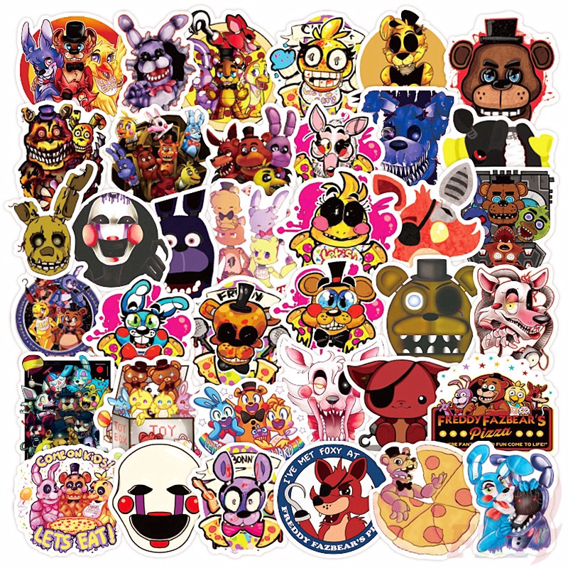 Five Nights At Freddy S Series 01 Anime Games สติ๊กเกอร์ 50pcs Set Fashion Diy Decals Doodle