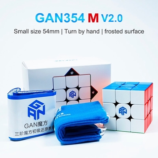 Gan354 M V2 3x3x3 รูบิคลูกบาศก์แม่เหล็กไร้สติกเกอร์ GAN 354 M ของเล่นปริศนา