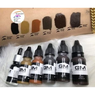 สี GM สีสักคิ้วGM สีสักคิ้ว สีสูตรนาโนเจล