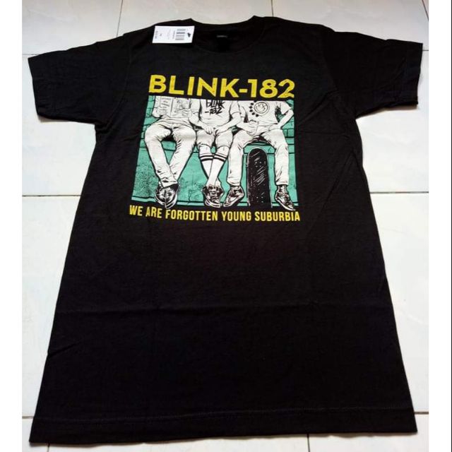 2020 T-shirt Blink-182 เสื้อวงมือ1ของแท้100% เสื้อเท่ๆจากวงพังค์สเก็ตในตำนานอย่างBlink-182ราชาเพลงพั