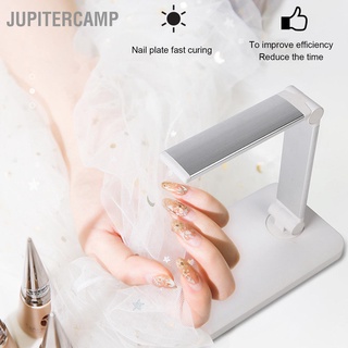 Jupitercamp เครื่องเป่าเล็บเจล Uv Led 12W พับได้ แบบพกพา ปรับมุมได้ พร้อมชิป 10 ชิ้น