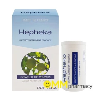 Hepheka เฮฟฟิก้า ผลิตจากฝรั่งเศส อาหารเสริมดูแลตับ ลดการอักเสบและไขมันพอกตับ 30 เม็ด/กล่อง