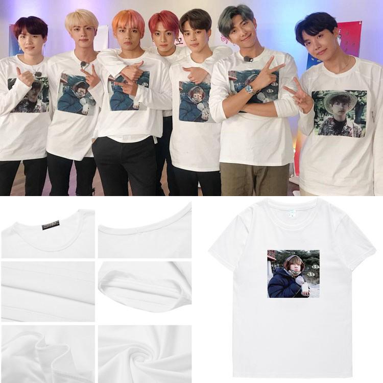 เสื้อยืดคอกลมลำลอง BTS LOVE YOURSELF สำหรับผู้หญิง S-4XL