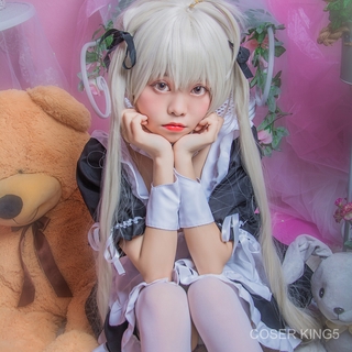 Kasugano Sora COSPLAY คอสเพลย์เครื่องแต่งกายผู้หญิง Yosuga NO Sora ชุดชุดวิกผมฮาโลวีนน่ารักสาวเซ็กซี่ Lolita Maid costum