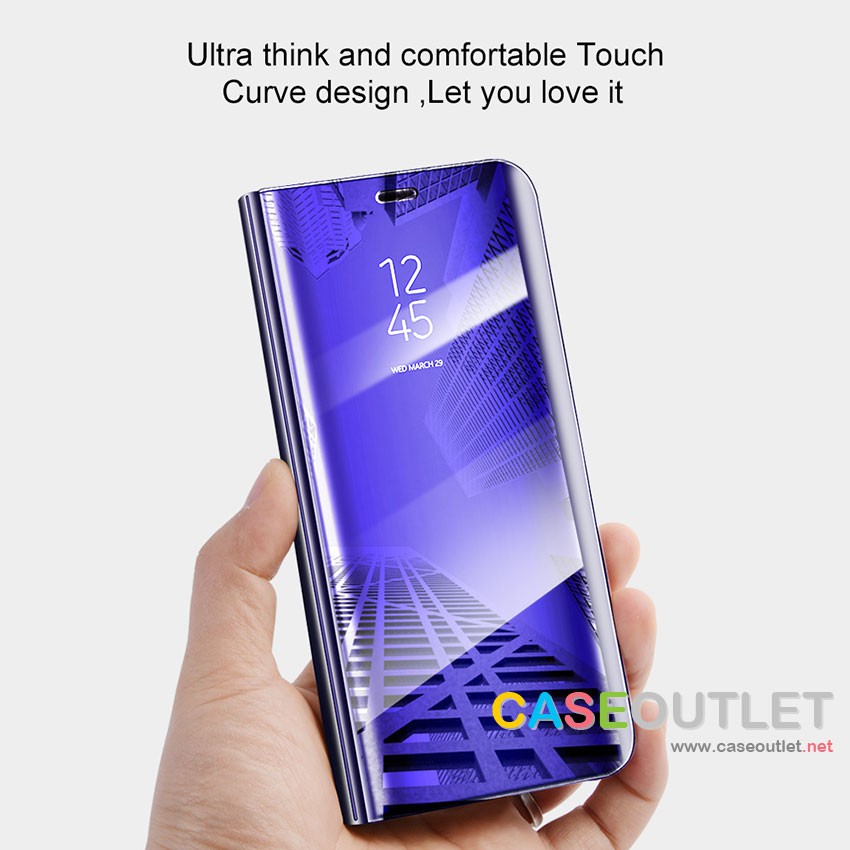 เคส A8 2018 / A8 Plus 2018 Flip clear view เทียบแท้