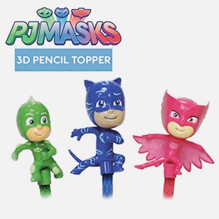 (เซต3ตัว)โมเดลPJ Masks 3D Pencil Topper งานแท้หลุดqc