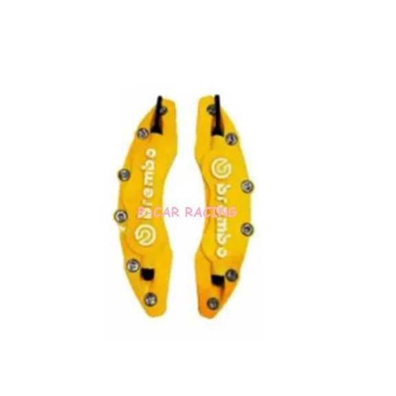 ครอบคาลิปเปอร์ บนดิสเบรค ล้อหน้า ของรถยนต์ทุกรุ่น สีเหลือง