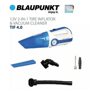 BLAUPUNKT เครื่องดูดฝุ่น แบบ 2in 1 TIF 4.0 แบบเครื่องเติมลมยาง ขนาดเล็กแบบพกพาได้ พร้อมอุปกรณ์