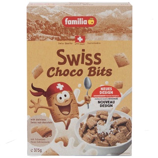 Familia Swiss Choco Bits Cereal แฟมิเลีย สวิส ช็อคโก บิท์ส ซีเรียล 375g.