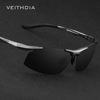 Veithdia แว่นตากันแดด Polarized Rimless 6535