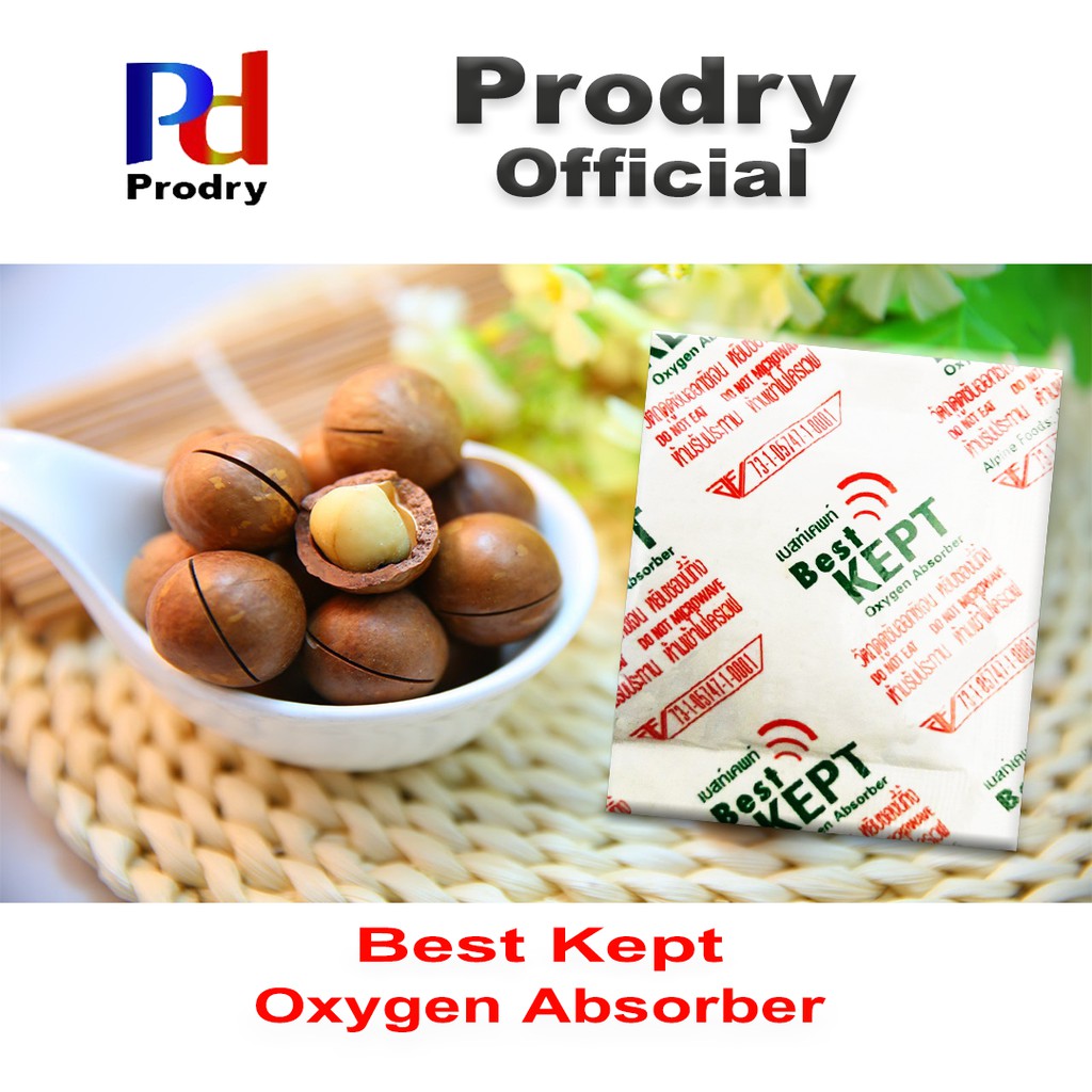 S-200 Best Kept Oxygen Absorber ซองดูดออกซิเจน ขนาด 200 cc ใช้ป้องกันอาหารขึ้นรา ป้องกันกลิ่นหืน by Pr